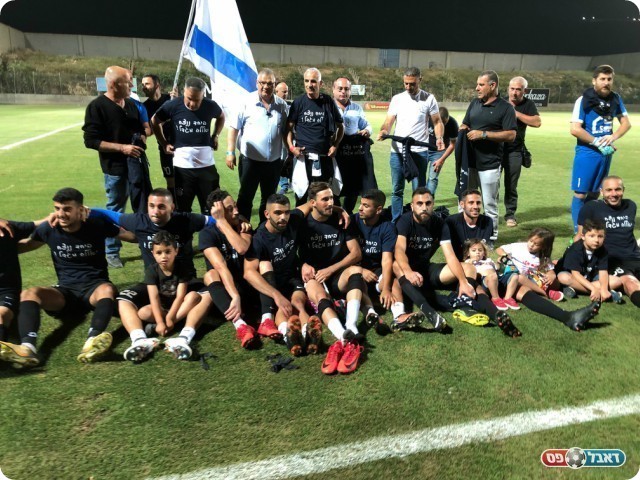 חגיגה גדולה בסיום. שחקני מגדל העמק